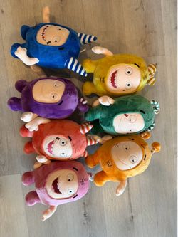 Oddbods Plushie Toy Set For Sale!