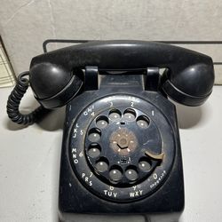 Vintage bell rotary phone