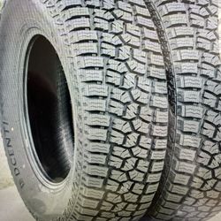265/65R17 4 used tires A/T 