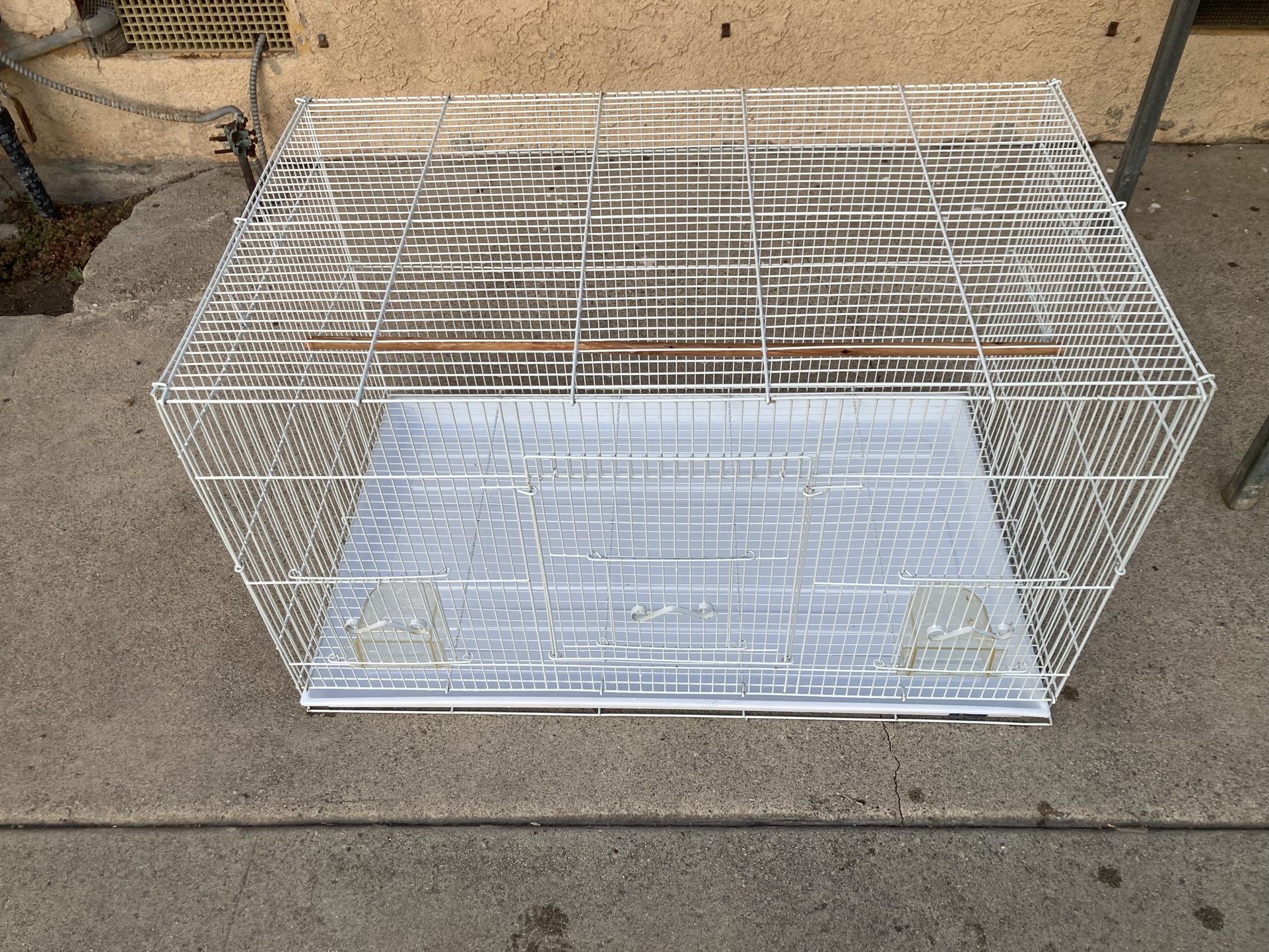 Large White Bird Cage