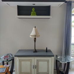 TV Cabinet/Chest With Wall Brackets/Shelves