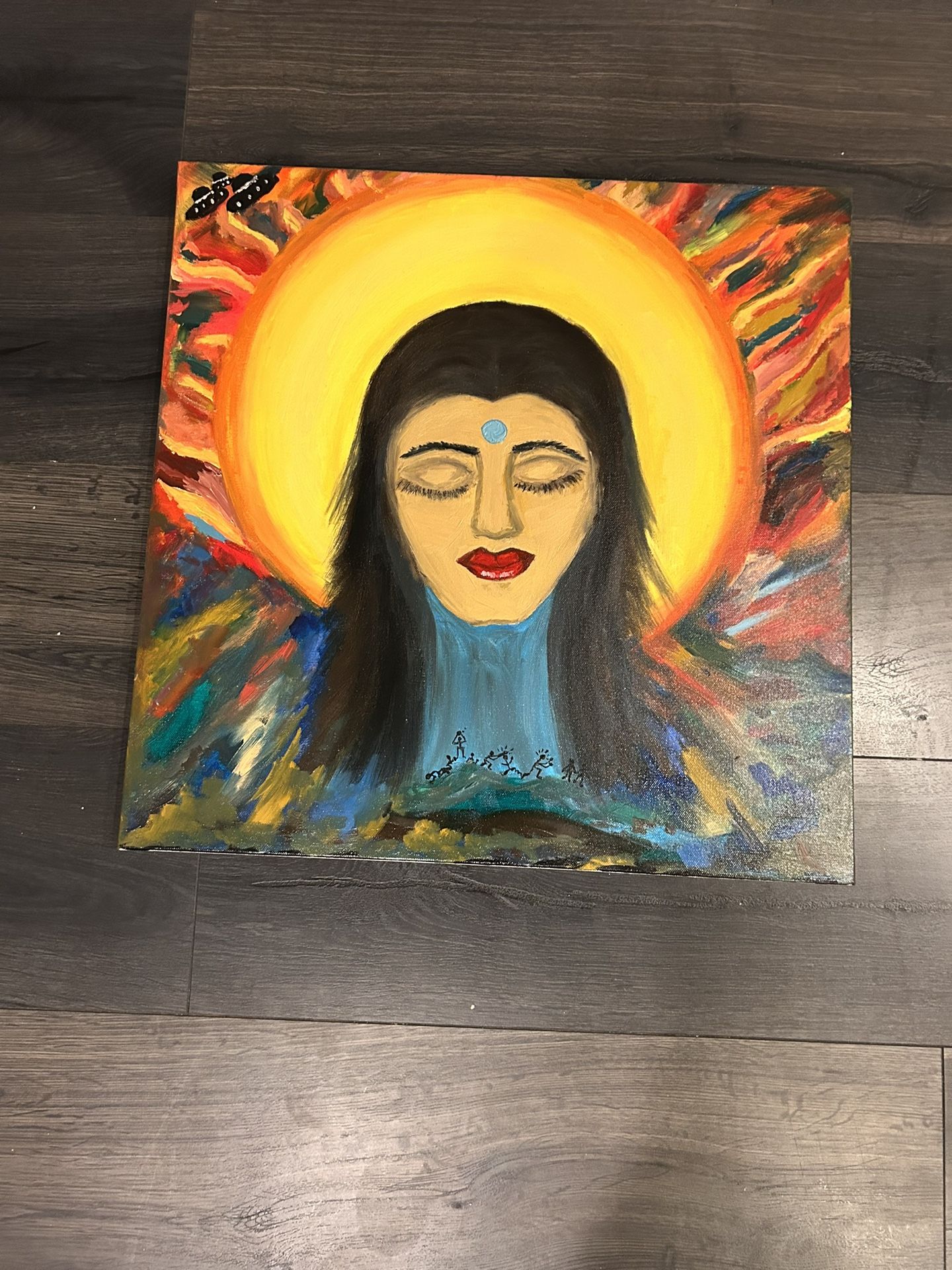 Woman Spiritual Enlightenment Painting