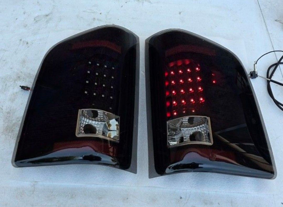 07-13 Chevrolet Silverado LED Taillights Luces Traseras Calaveras Focos Luces Chevy