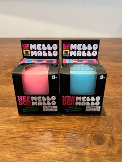100% Authentic Needoh Mello Mallo Color Changing Squishy Marshmallow $15 EACH