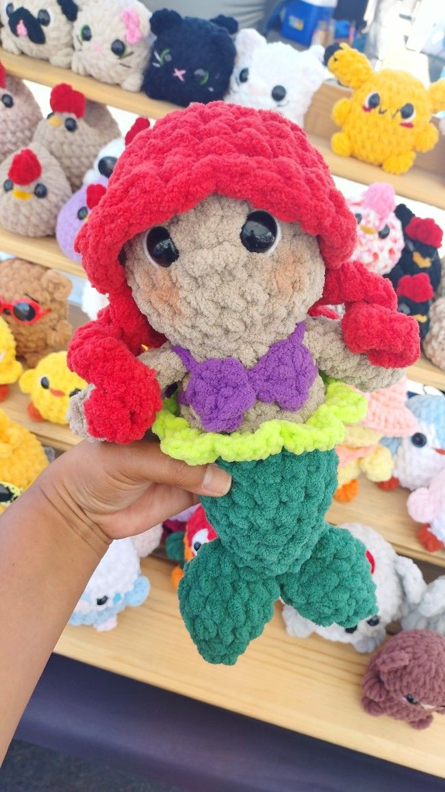 Mermaid Crochet Plushie