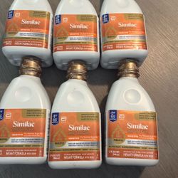 6 Similac Ready to eat Bottles