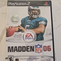 Madden NFL 06 (PS2 Sony PlayStation 2, 2005) Complete with Manual