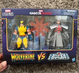 Marvel Legends Gamerverse Wolverine vs. Silver Samurai Action Figure Two-Pack