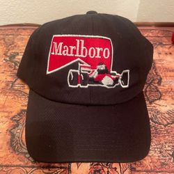 Brand New Retro Marlboro Racing Embroidered Hat