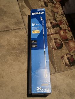 Kobalt 24V Max Cordless Pole Saw Kit w/ Battery & Charger- NEW