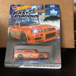 HOT WHEELS PREMIUM Fast Furious Nissan Skyline Gtr 2023