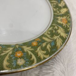Four Mikasa Porcelain Dessert Plates 