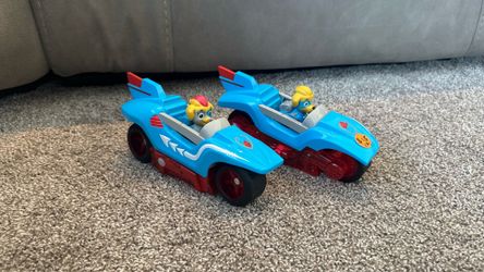 PAW Patrol Mighty Pups Mighty Twins Tuck & Ella Vehicle Set