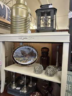 Off White Vintage Side Table