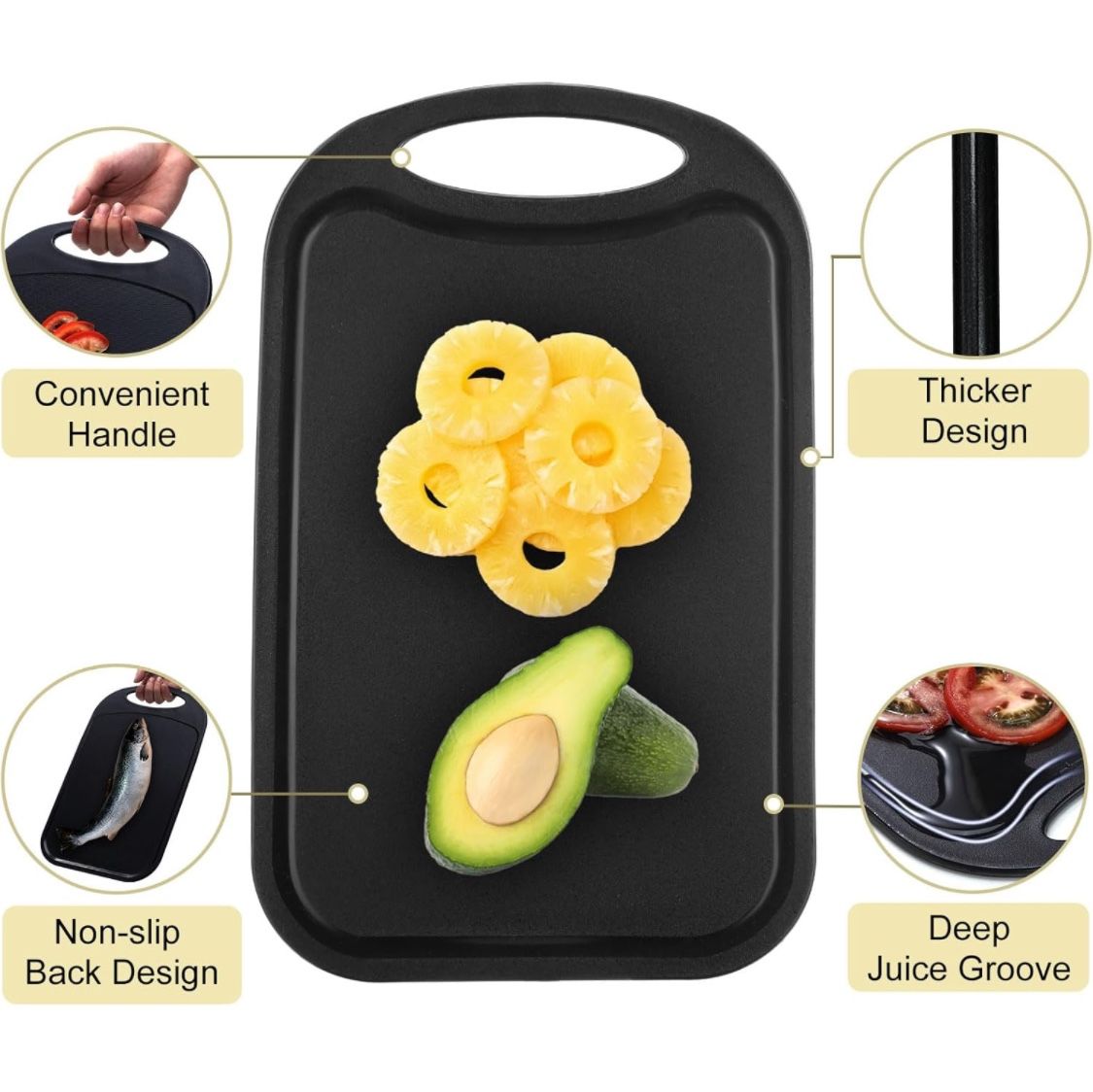 Chopping Block And Knife Set