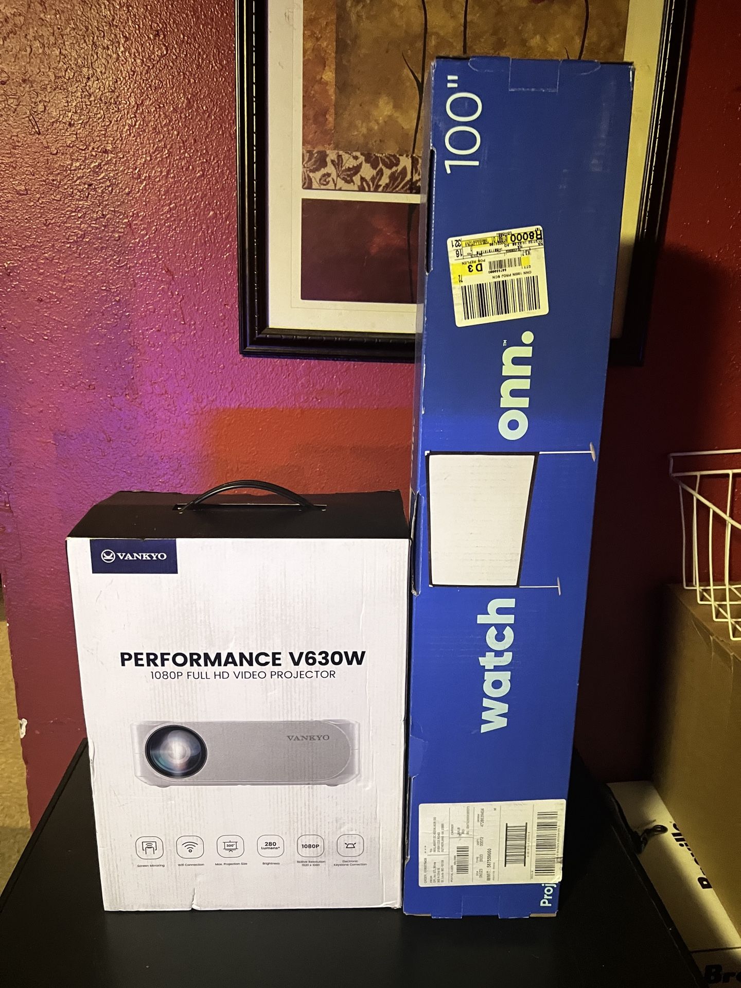 Vankyo Performance V63OW Native 1080P Projector, Full HD 5G Wifi