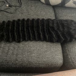 32 Inch Black Deep Wave Lace Frontal Wig