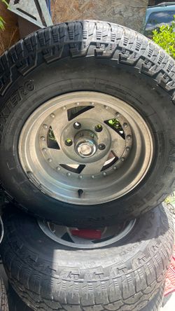 Llantas con rines /Rims with wheels chevrolet 94  ala 2000