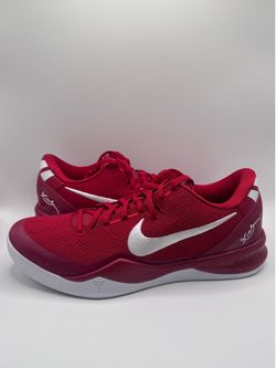 Nike Kobe VIII Protro TB P Gym Red White Gym Sneakers HM6469-601 Men's Size 12.5