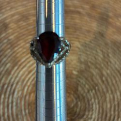 Beautiful Adjustable Costume Ring With Rhinestone