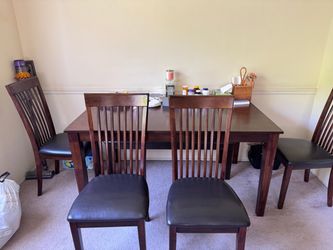 Dining table with 4 chairs