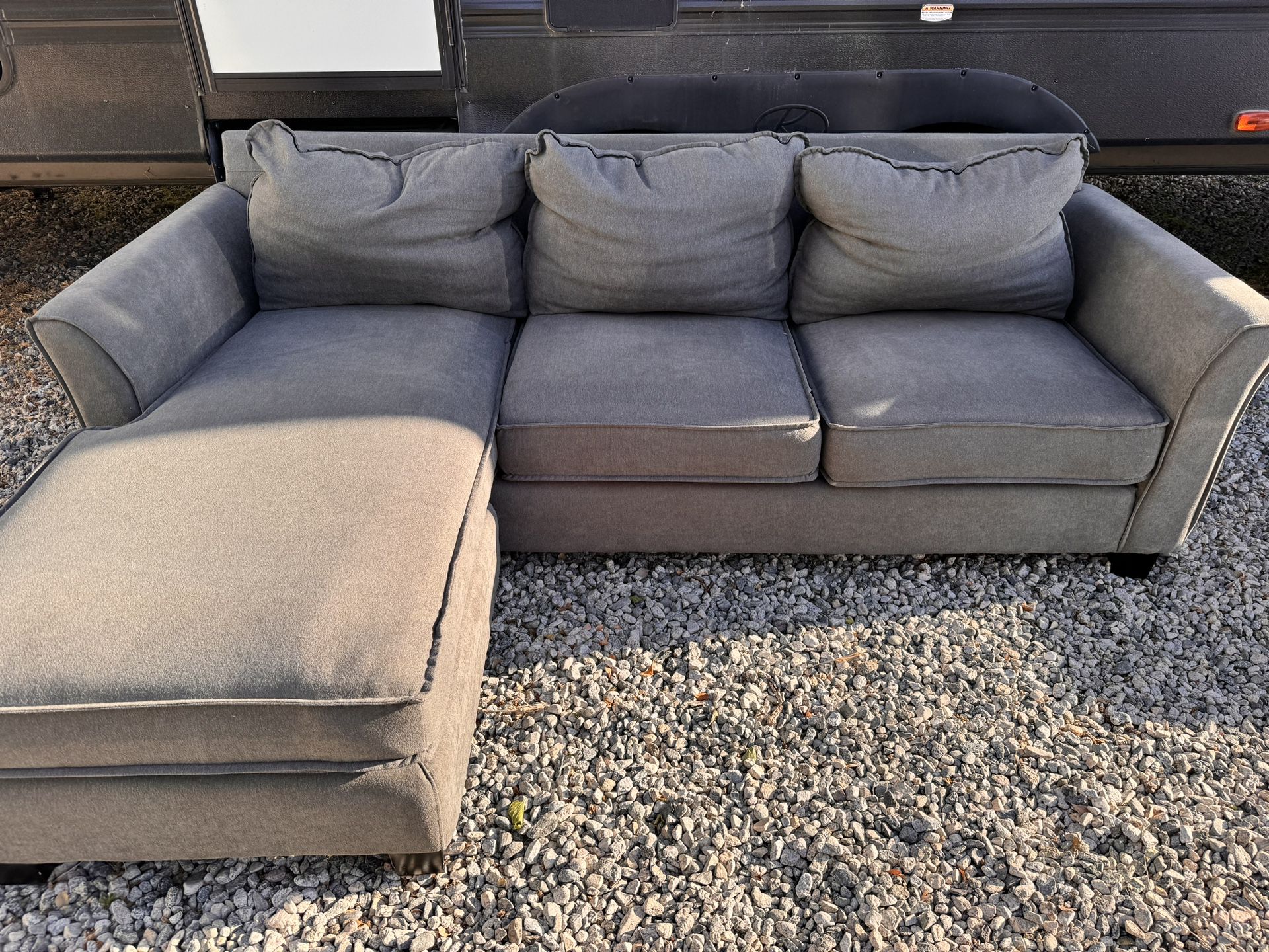 Gray Couch From Ashley’s 