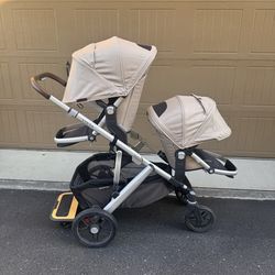 Uppababy Vista V2 Double Stroller Bundle