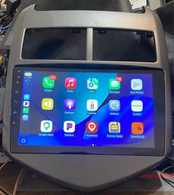 Open box Chevrolet Sonic Aveo 2011-2015 IPS Touchscreen Screen Car Radio with WiFi 6 Carplay & Andro