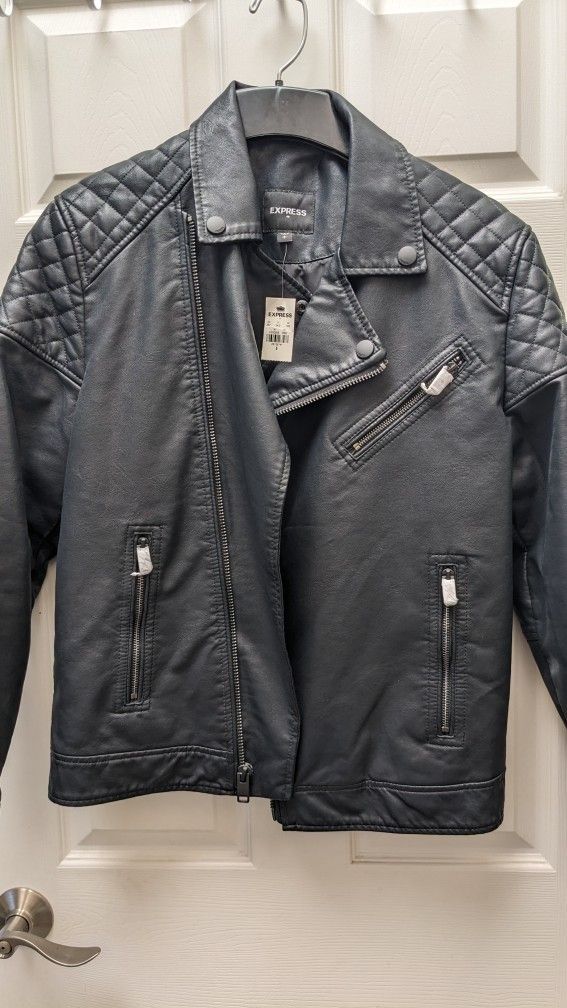 Express Leather Moto Style Jacket