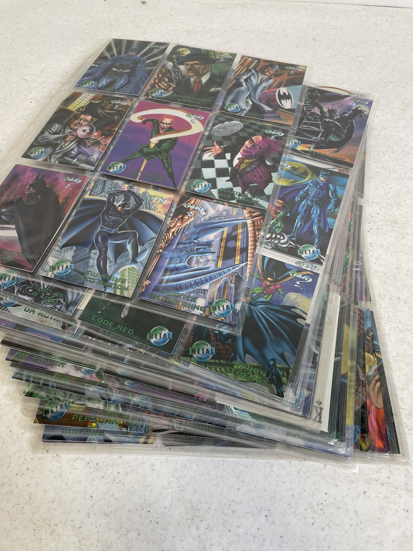 Vintage Batman Forever Cards