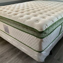 Ck Organic Elite Superior Hybrid Cool Gel Memory Foam Pillow Top 14inch Mattress!!