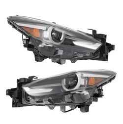 2017-2018 Mazda 3 LED Projector Headlight Headlamp Set Left & Right LH RH Pair