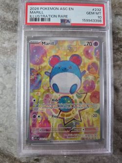 PSA 10 2026 POKEMON ASC EN-ASCENDED HEROES ILLUSTRATION RARE #232 MARILL