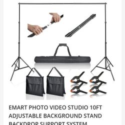 New 10 Foot Backdrop Set With Bag