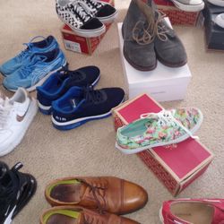 55 Shoes Man Women Boy Kids Mix Size All For $250