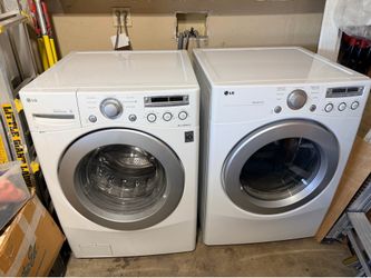 LG washer and LG gas dryer for sale