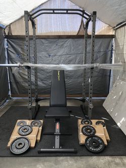 New Olympic Weight Set Squat Bench Press Pull-up Deadlift