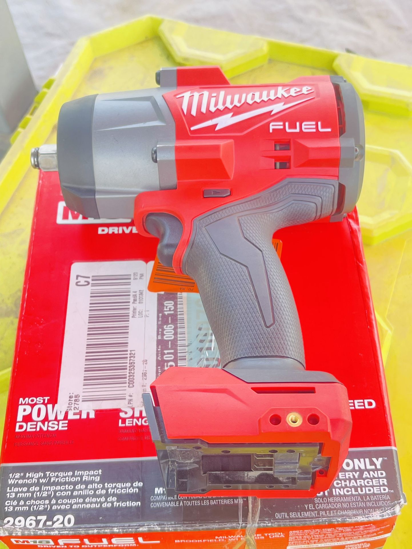 Milwaukee M18 FUEL 18V Lithium-Ion Brushless Cordless 1/2 in. Impact Wrench with Friction Ring (Tool-Only