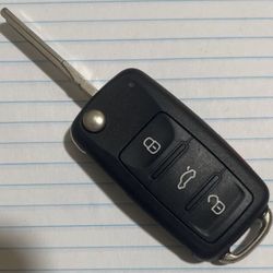 Volkswagen Flip Key Fob OEM VW Keyless Entry Remote w/ Trunk Access