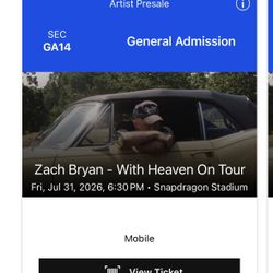 Zach Bryan With Heaven On Tour