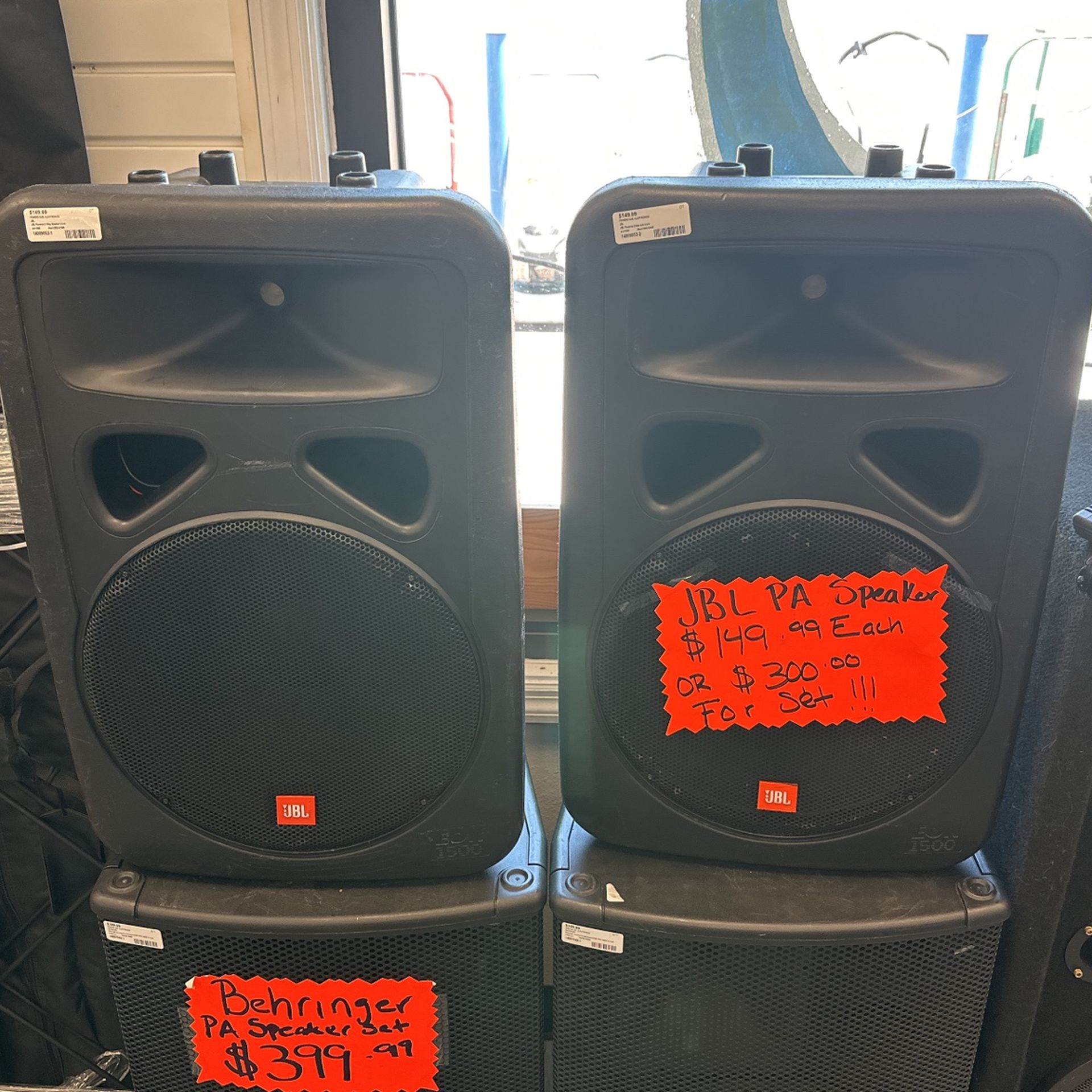 Pa Speaker Set