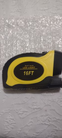 Self Lock 16ft LED Light Tape Measure 