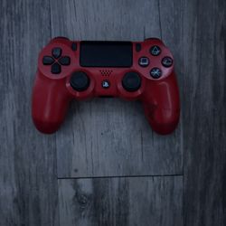 Red ps4 controller