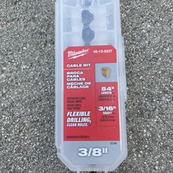 Milwaukee 3/8 in. x 54 in. Cable Bit