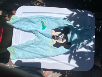 Mickey overalls 9-12 mos