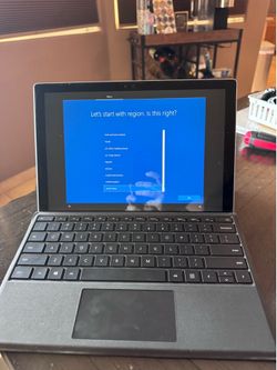 Microsoft Surface and Keyboard