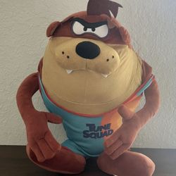 Space Jam A New Legacy Tune Squad Plush Pillow TAZ Tasmanian Devil Basketball