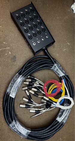 Livewire Advantage 16x4 Snake with XLR/TRS inputs and TRS Returns 50 ft.