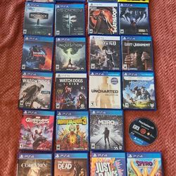 PS4 and PS5 games