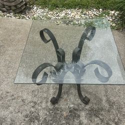 Glass Side/End Table 